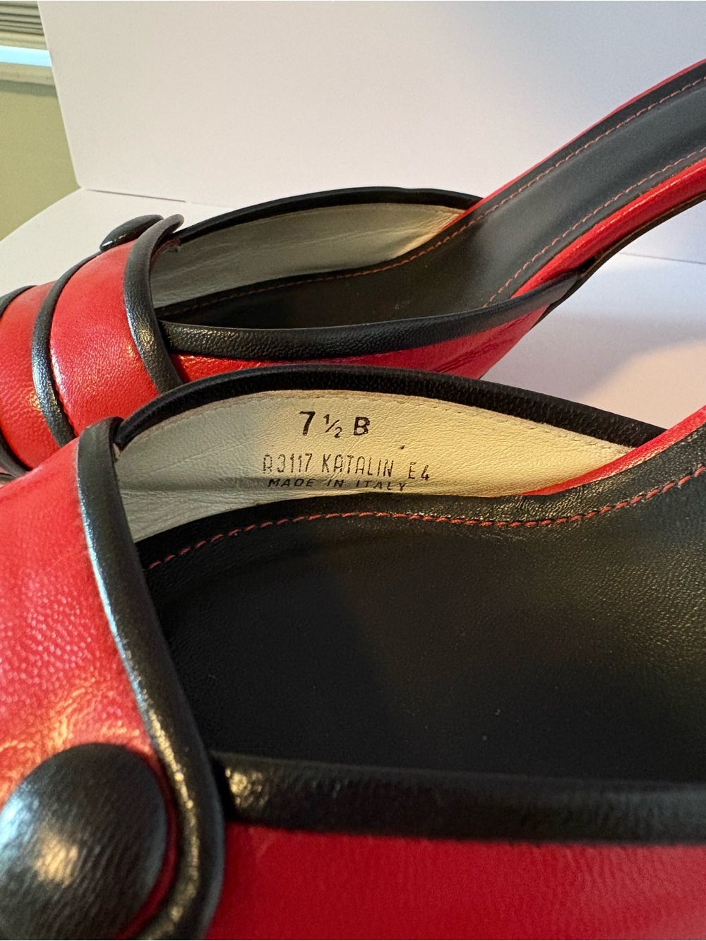 Red Coach Kitten Heel - Picture 4 of 5